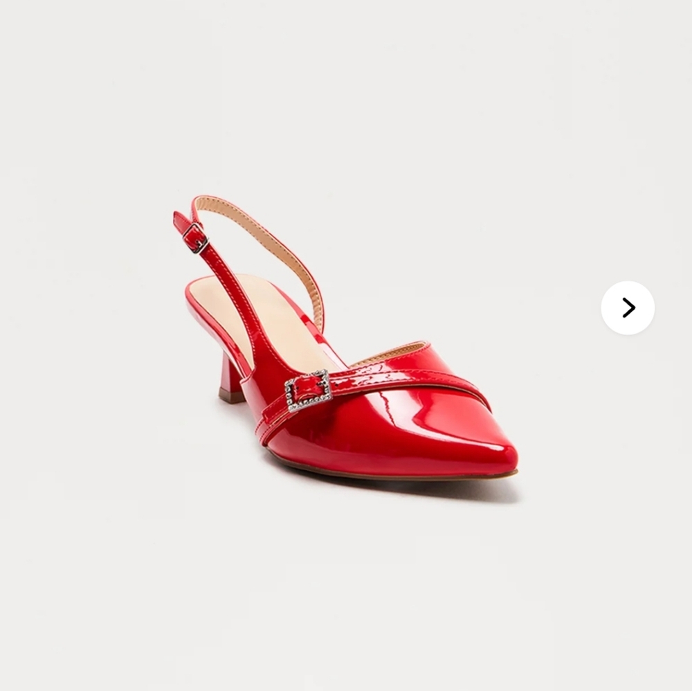 NEW Red Kitten Heels